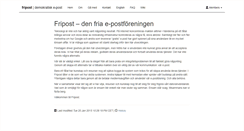 Desktop Screenshot of fripost.org