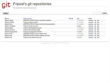Tablet Screenshot of git.fripost.org